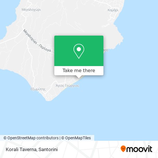 Korali Taverna map