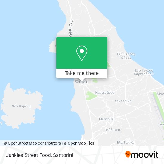 Junkies Street Food map