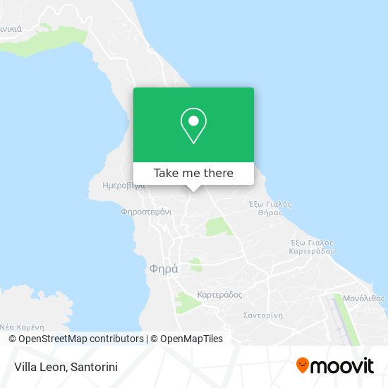 Villa Leon map