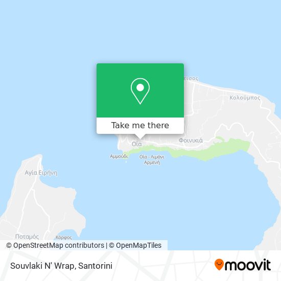 Souvlaki N' Wrap map