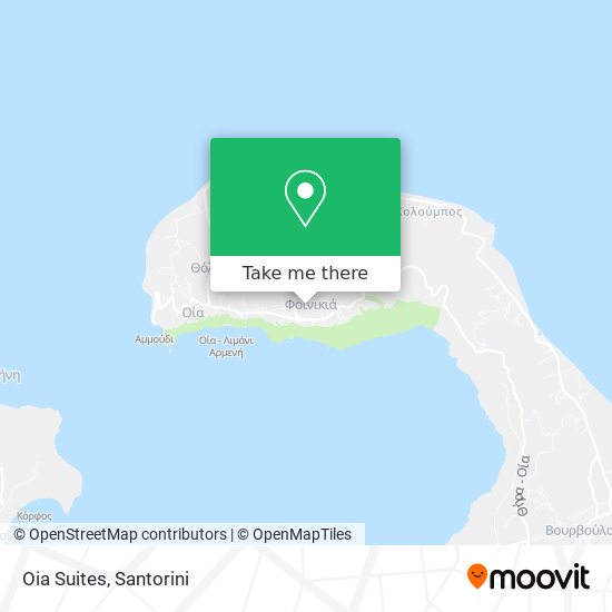 Oia Suites map