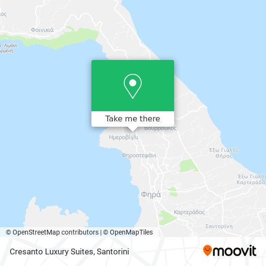 Cresanto Luxury Suites map