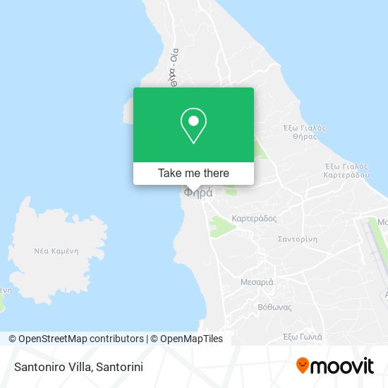 Santoniro Villa map