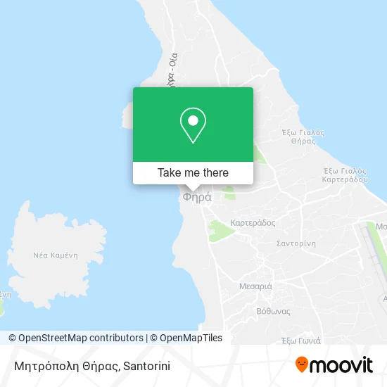 Μητρόπολη Θήρας map