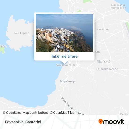 Σαντορίνη map