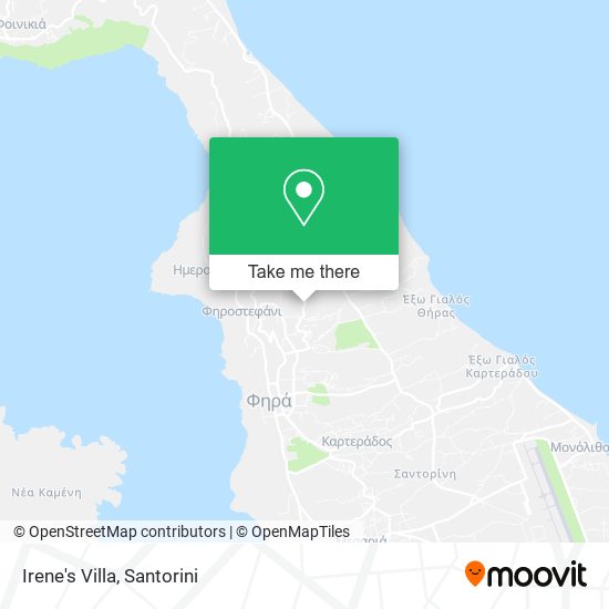 Irene's Villa map