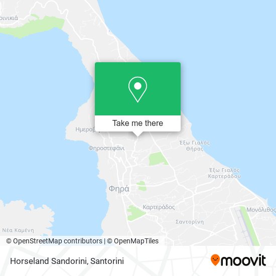 Horseland Sandorini map