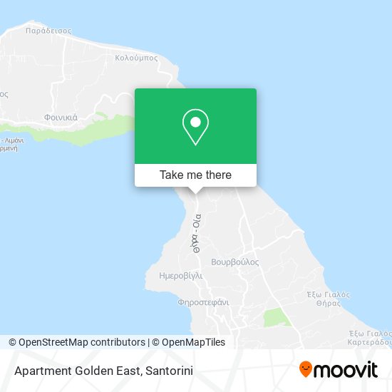Apartment Golden East map