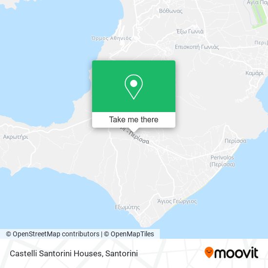 Castelli Santorini Houses map