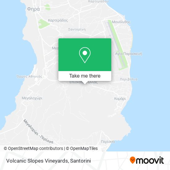 Volcanic Slopes Vineyards map
