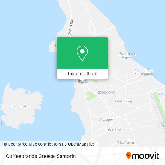 Coffeebrands Greece map