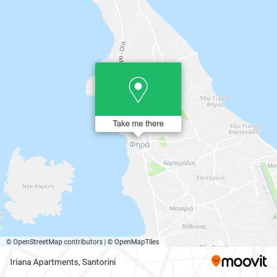 Iriana Apartments map