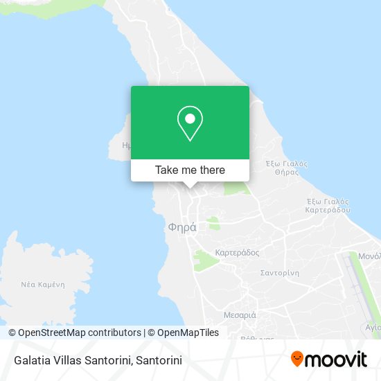 Galatia Villas Santorini map