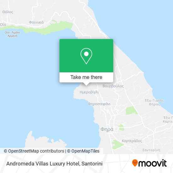 Andromeda Villas Luxury Hotel map