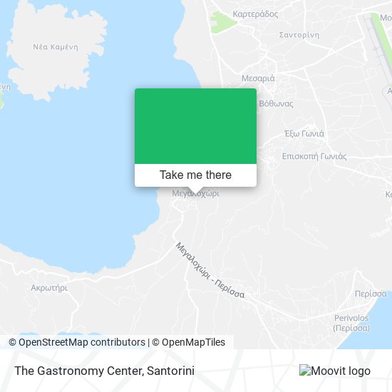 The Gastronomy Center map