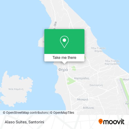Alaso Suites map