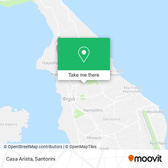 Casa Arista map