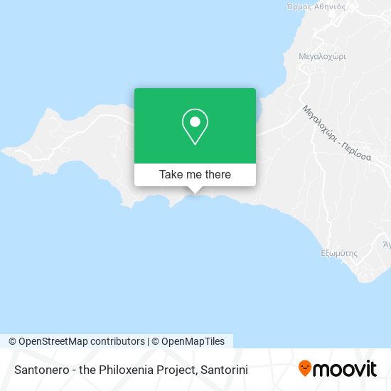 Santonero - the Philoxenia Project map