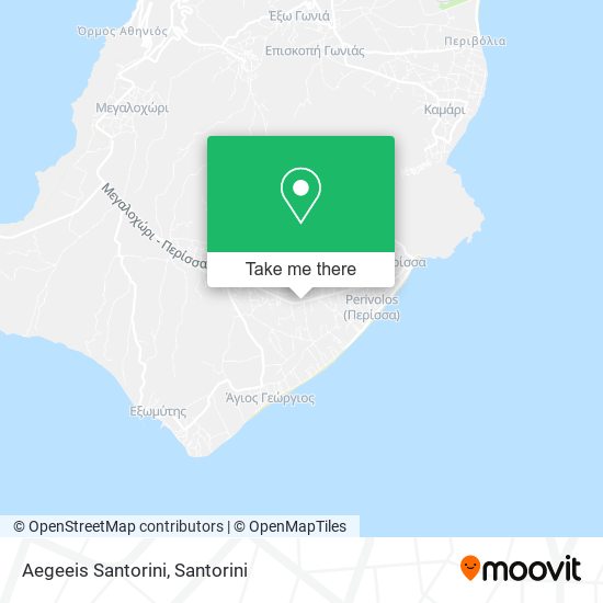 Aegeeis Santorini map