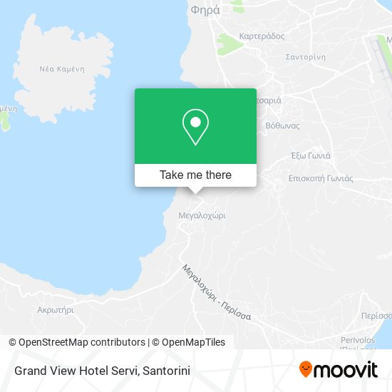 Grand View Hotel Servi map