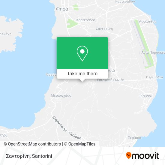 Σαντορίνη map