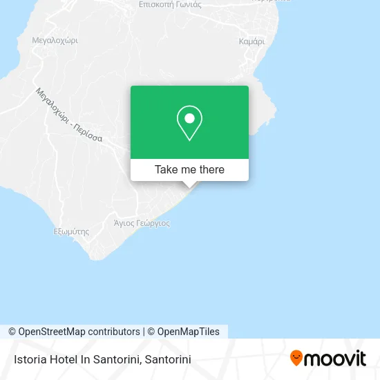 Istoria Hotel In Santorini map