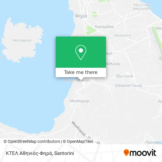 ΚΤΕΛ Αθηνιός-Φηρά map