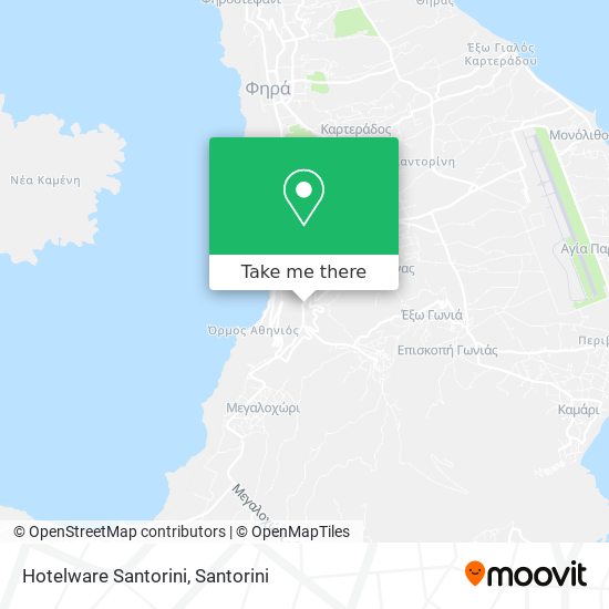 Hotelware Santorini map