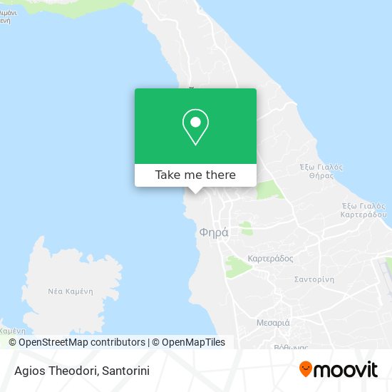 Agios Theodori map