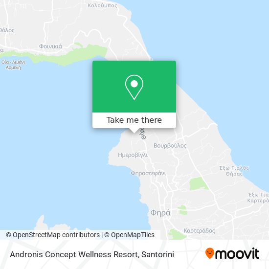Andronis Concept Wellness Resort map