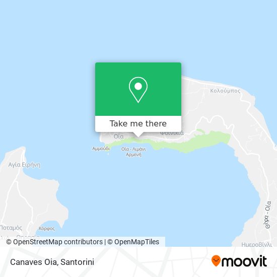 Canaves Oia map