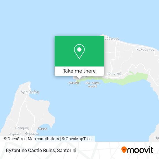 Byzantine Castle Ruins map