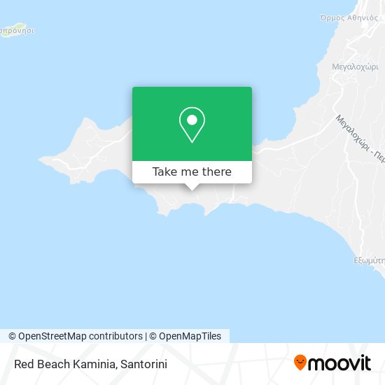 Red Beach Kaminia map