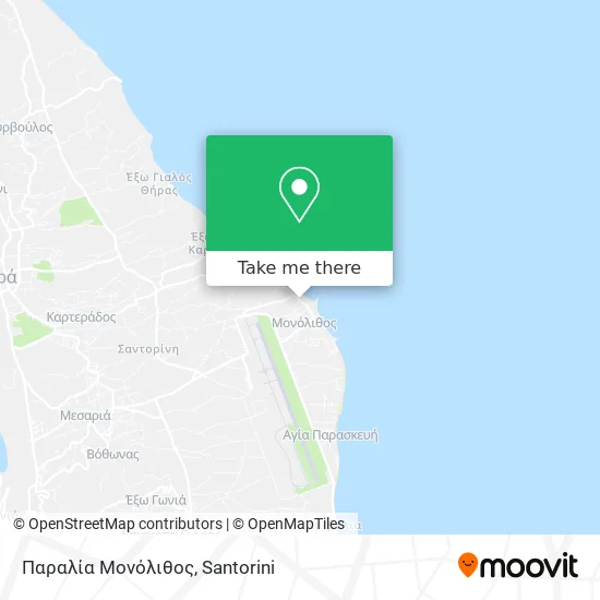 Παραλία Μονόλιθος map