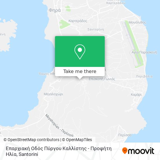 Επαρχιακή Οδός Πύργου Καλλίστης - Προφήτη Ηλία map