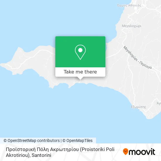 Προϊστορική Πόλη Ακρωτηρίου (Proistoriki Poli Akrotiriou) map