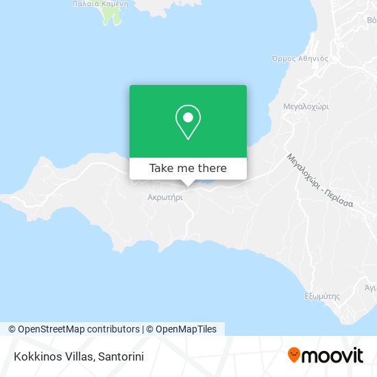 Kokkinos Villas map