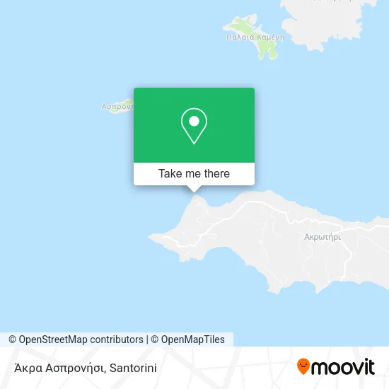 Άκρα Ασπρονήσι map
