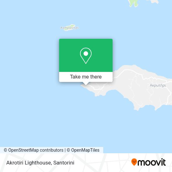 Akrotíri Lighthouse map