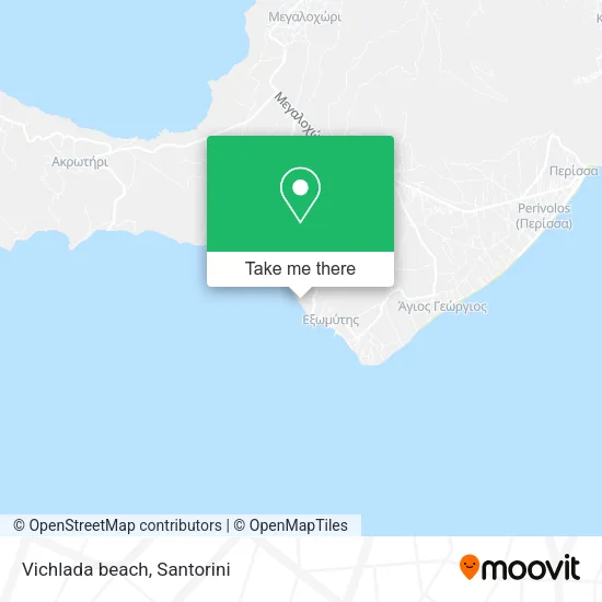 Vichlada beach map