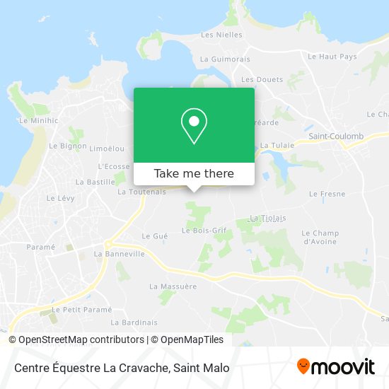 Centre Équestre La Cravache map