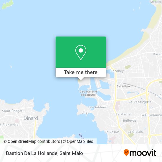 Bastion De La Hollande map