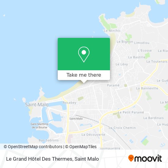 Mapa Le Grand Hôtel Des Thermes