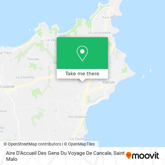 Aire D'Accueil Des Gens Du Voyage De Cancale map