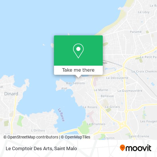 Le Comptoir Des Arts map