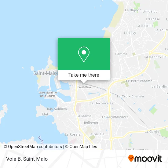 Voie B map
