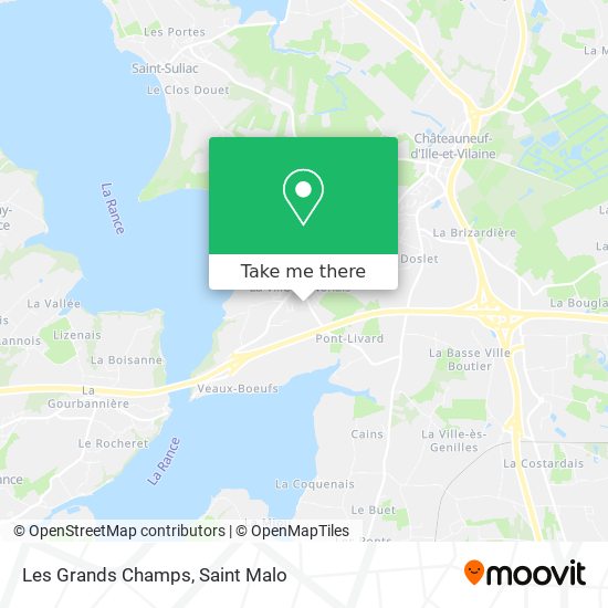 Les Grands Champs map