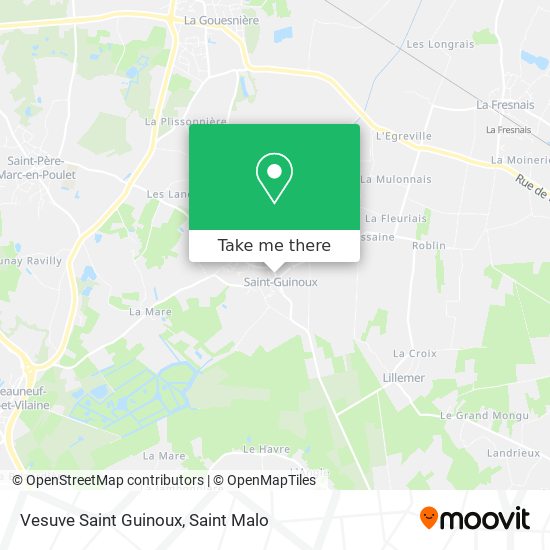 Vesuve Saint Guinoux map