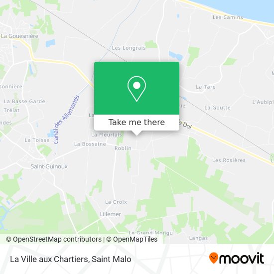 La Ville aux Chartiers map