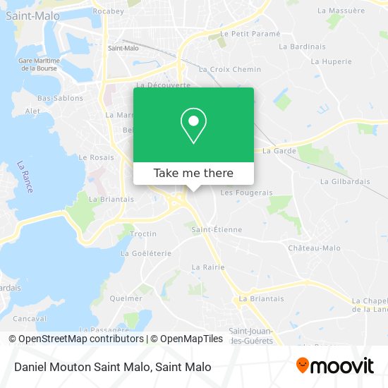 Daniel Mouton Saint Malo map